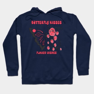 Flowers Wishes Butterfly Wings Best Gift For Mothers day Hoodie